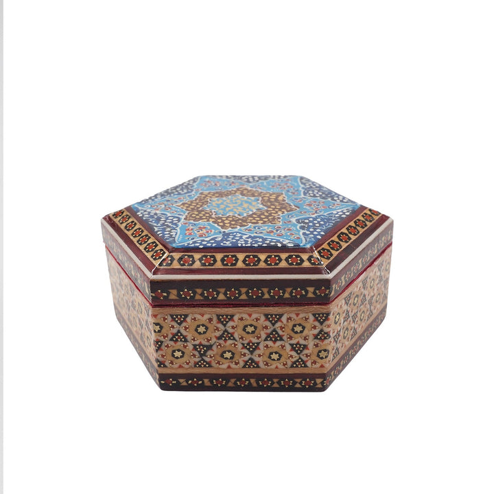 Handcrafted Hatem Inlaid Wooden Decorative Box - WAAH293