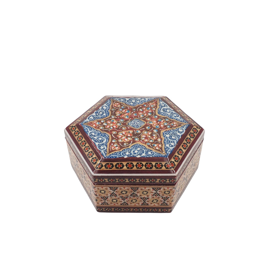 Handcrafted Hatem Inlaid Wooden Decorative Box - WAAH295