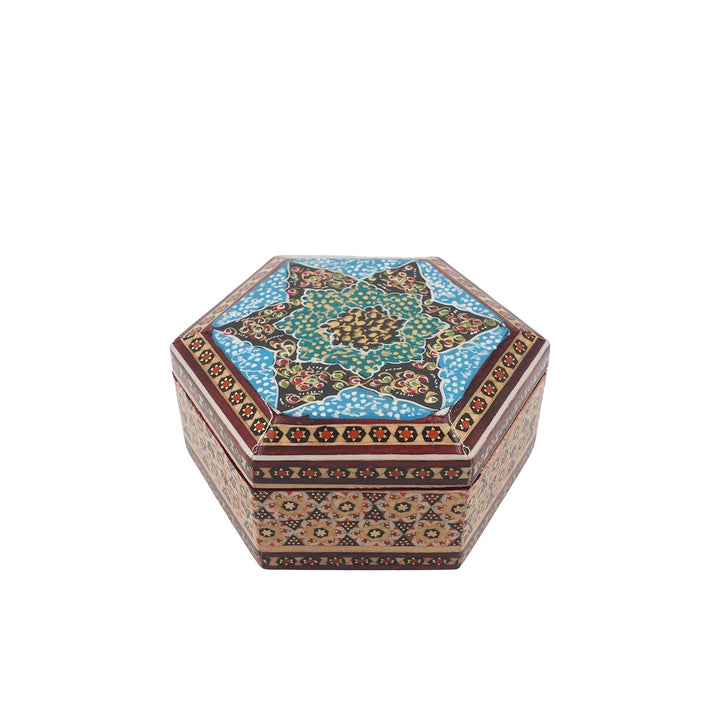 Handcrafted Hatem Inlaid Wooden Decorative Box - WAAH296