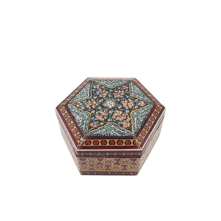 Handcrafted Hatem Inlaid Wooden Decorative Box - WAAH297