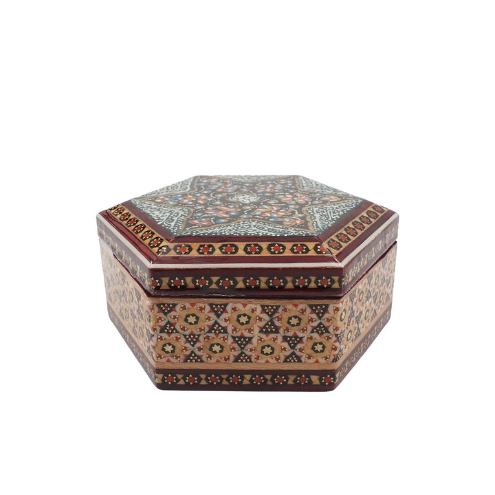 Handcrafted Hatem Inlaid Wooden Decorative Box - WAAH297