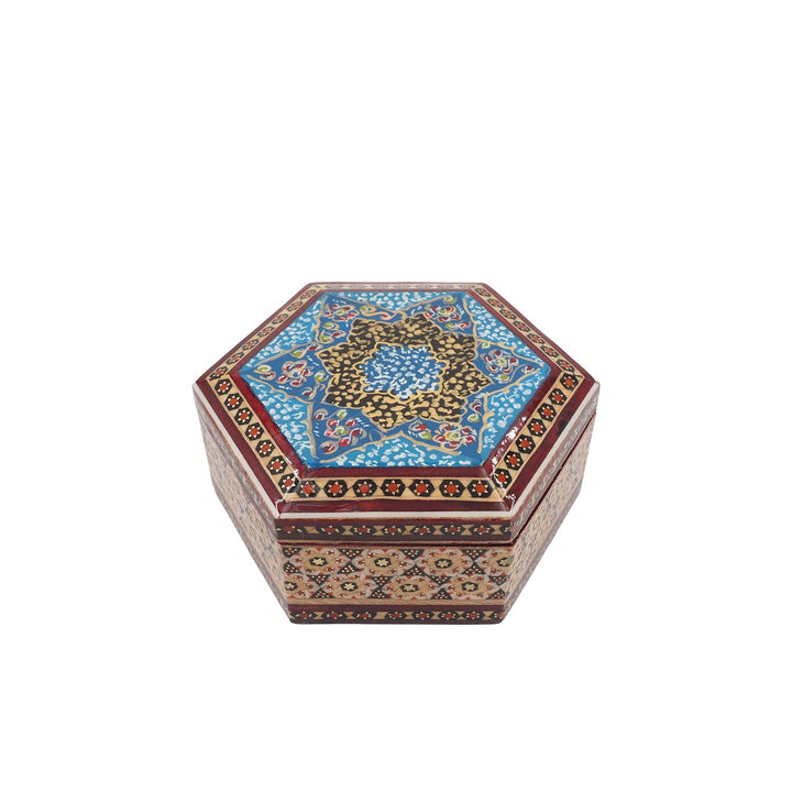 Handcrafted Hatem Inlaid Wooden Decorative Box - WAAH298