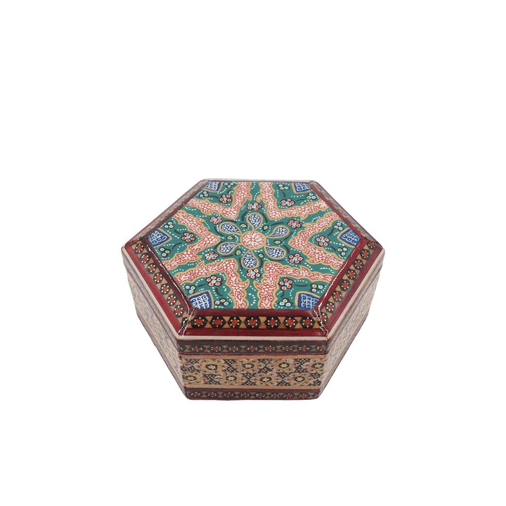 Handcrafted Hatem Inlaid Wooden Decorative Box - WAAH299