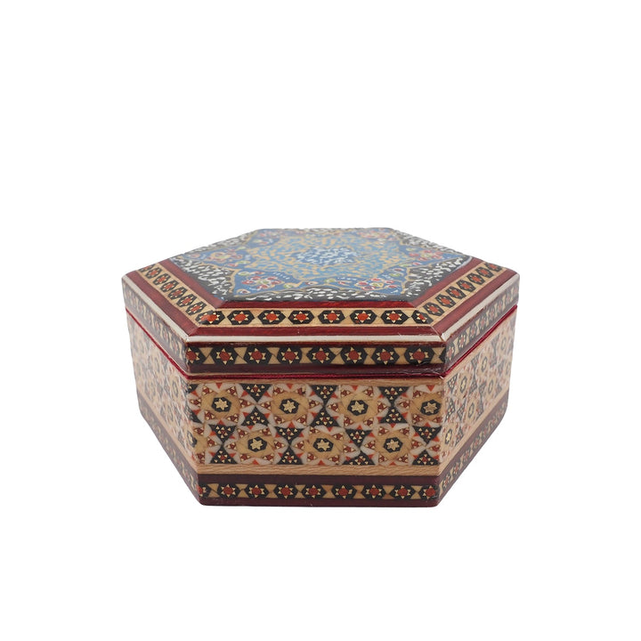 Handcrafted Hatem Inlaid Wooden Decorative Box - WAAH300