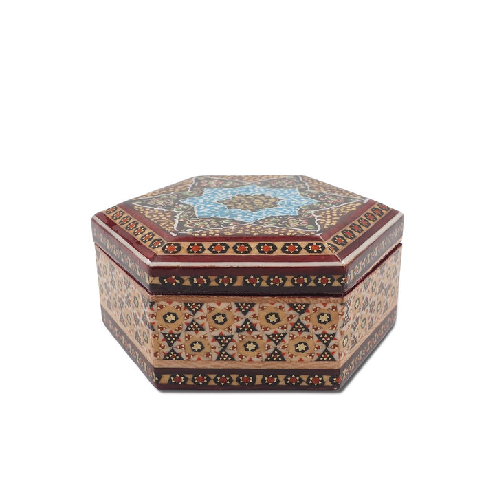 Handcrafted Hatem Inlaid Wooden Decorative Box - WAAH301