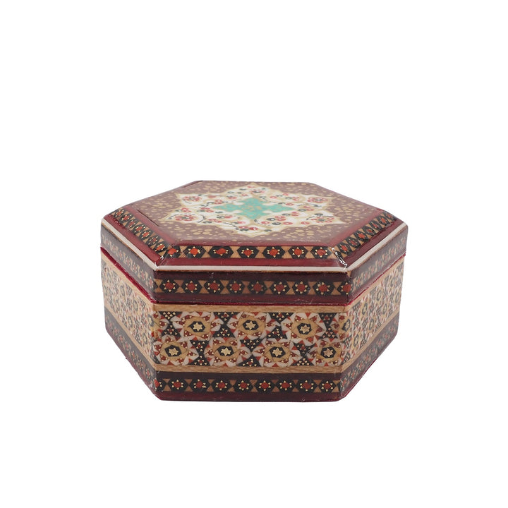 Handcrafted Hatem Inlaid Wooden Decorative Box - WAAH304