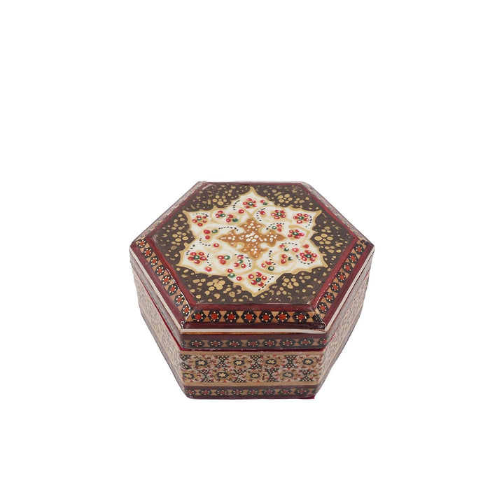 Handcrafted Hatem Inlaid Wooden Decorative Box - WAAH305