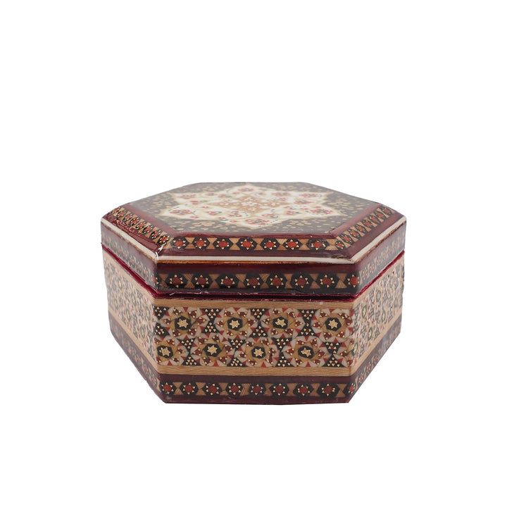 Handcrafted Hatem Inlaid Wooden Decorative Box - WAAH305