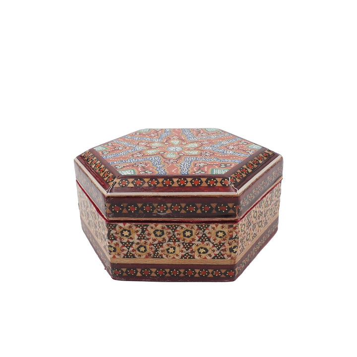 Handcrafted Hatem Inlaid Wooden Decorative Box - WAAH311