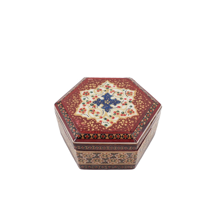 Handcrafted Hatem Inlaid Wooden Decorative Box - WAAH313