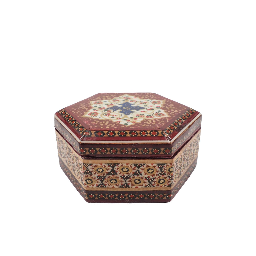 Handcrafted Hatem Inlaid Wooden Decorative Box - WAAH313