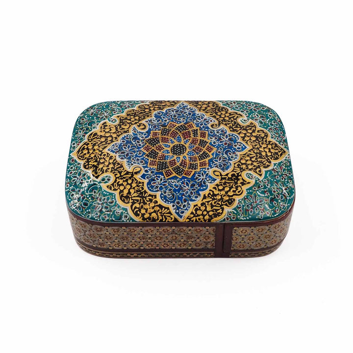 Handcrafted Hatem Inlaid Wooden Decorative Box with Drawer - WAAH316