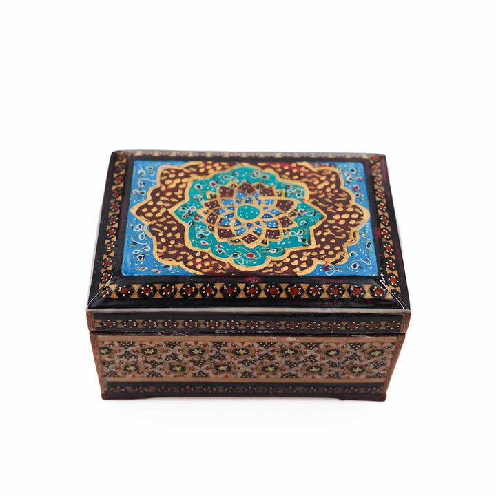 Handcrafted Hatem Inlaid Wooden Decorative Box - WAAH321