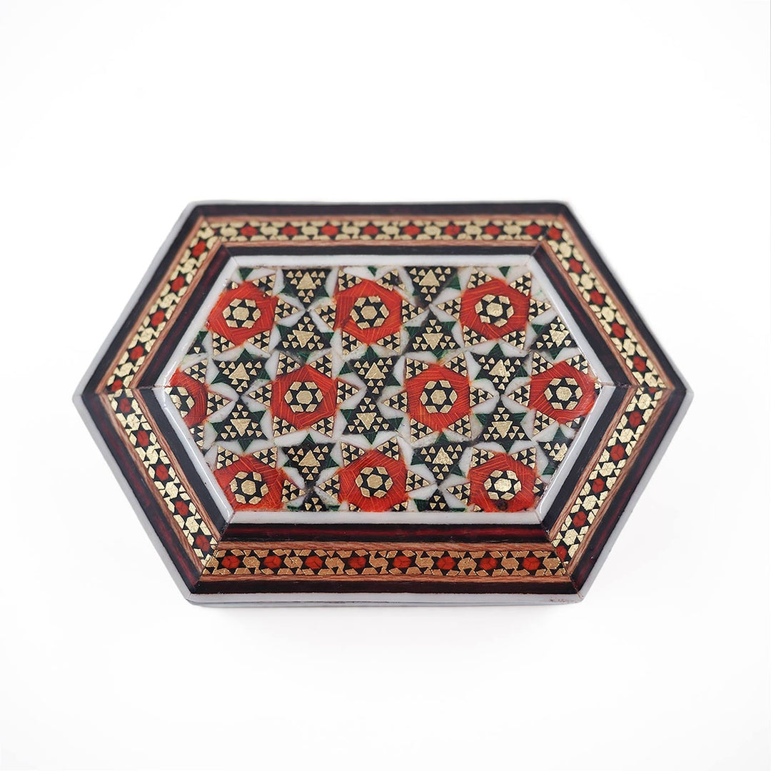 Handcrafted Hatem Inlaid Wooden Decorative Box - WAAH323