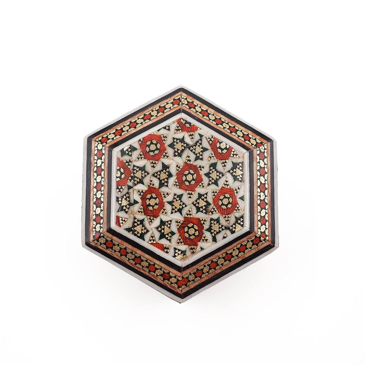 Handcrafted Hatem Inlaid Wooden Decorative Box - WAAH324