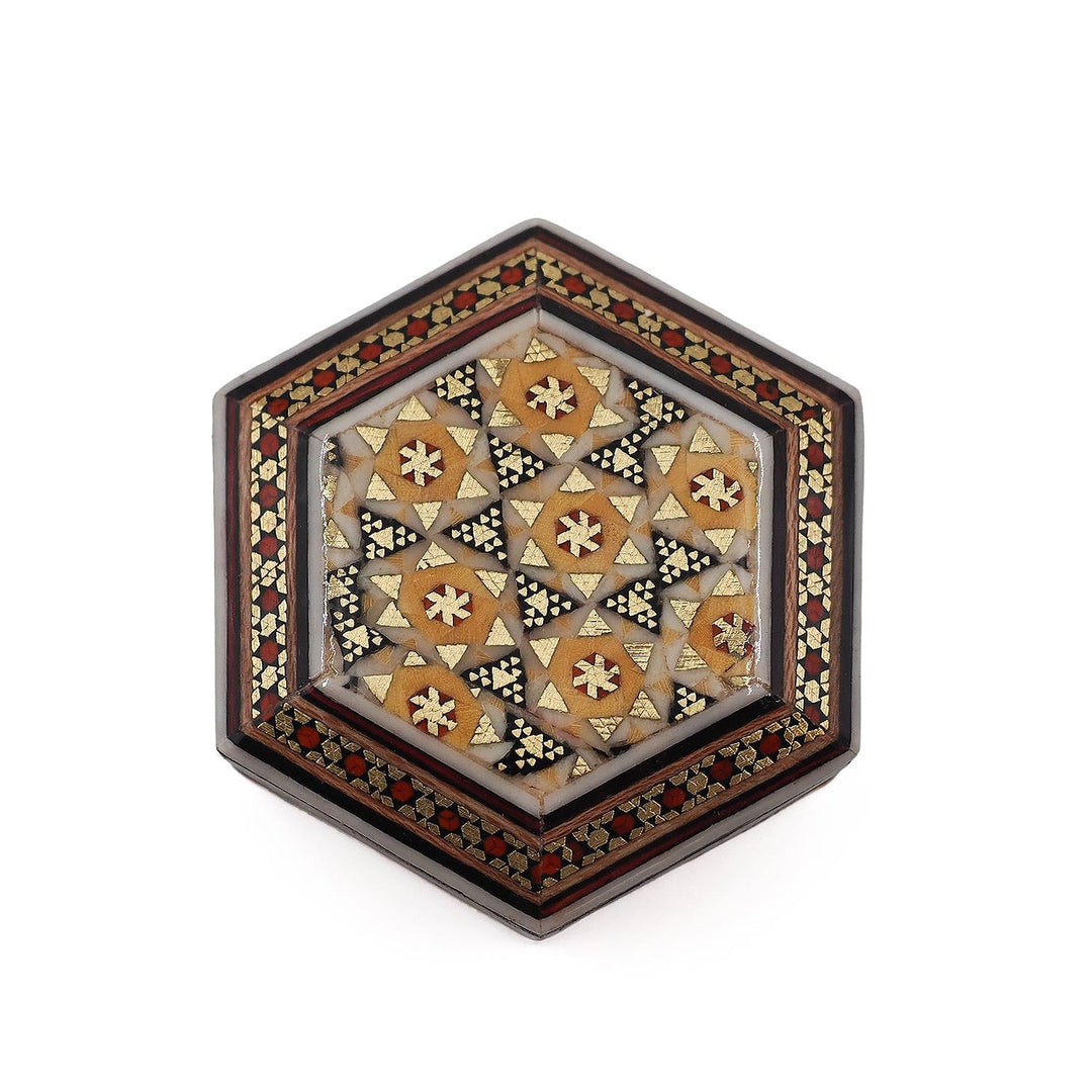 Handcrafted Hatem Inlaid Wooden Decorative Box - WAAH325