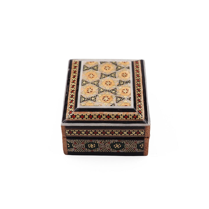 Handcrafted Hatem Inlaid Wooden Decorative Box - WAAH326