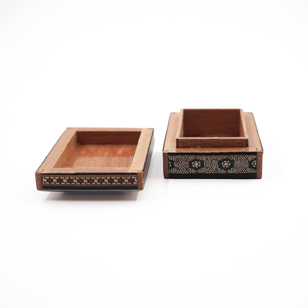 Handcrafted Hatem Inlaid Wooden Decorative Box - WAAH326