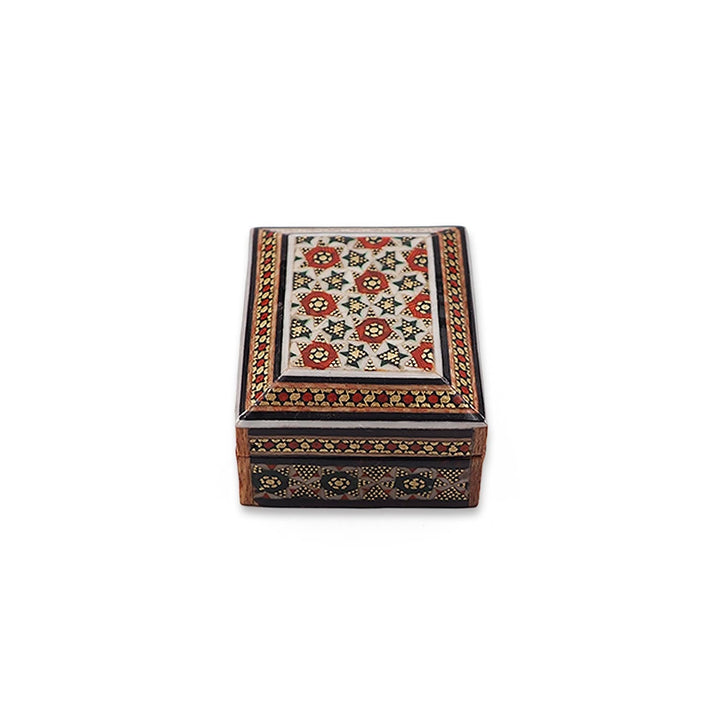 Handcrafted Hatem Inlaid Wooden Decorative Box - WAAH327