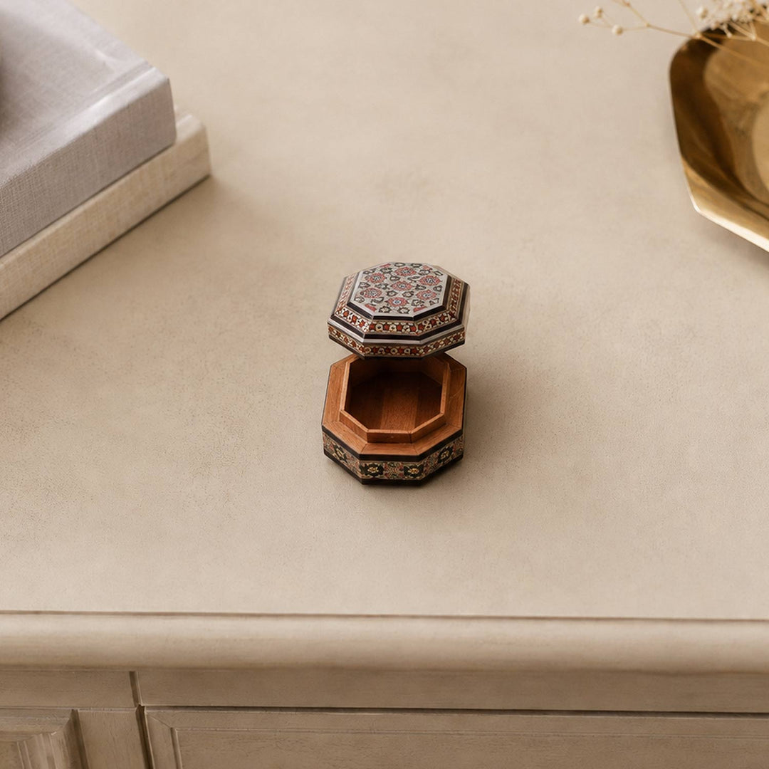 Handcrafted Hatem Inlaid Wooden Decorative Box - WAAH328