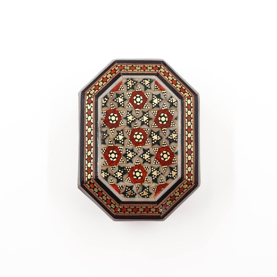 Handcrafted Hatem Inlaid Wooden Decorative Box - WAAH328