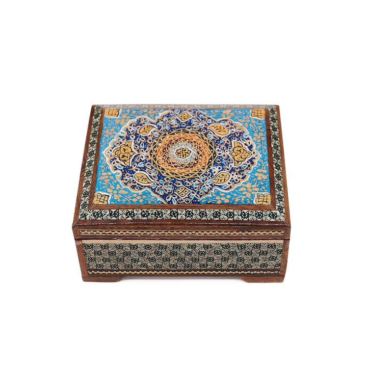 Handcrafted Hatem Inlaid Wooden Decorative Box - WAAH340