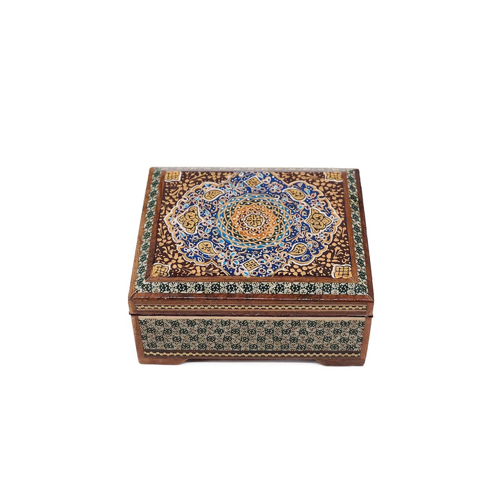 Handcrafted Hatem Inlaid Wooden Decorative Box - WAAH341