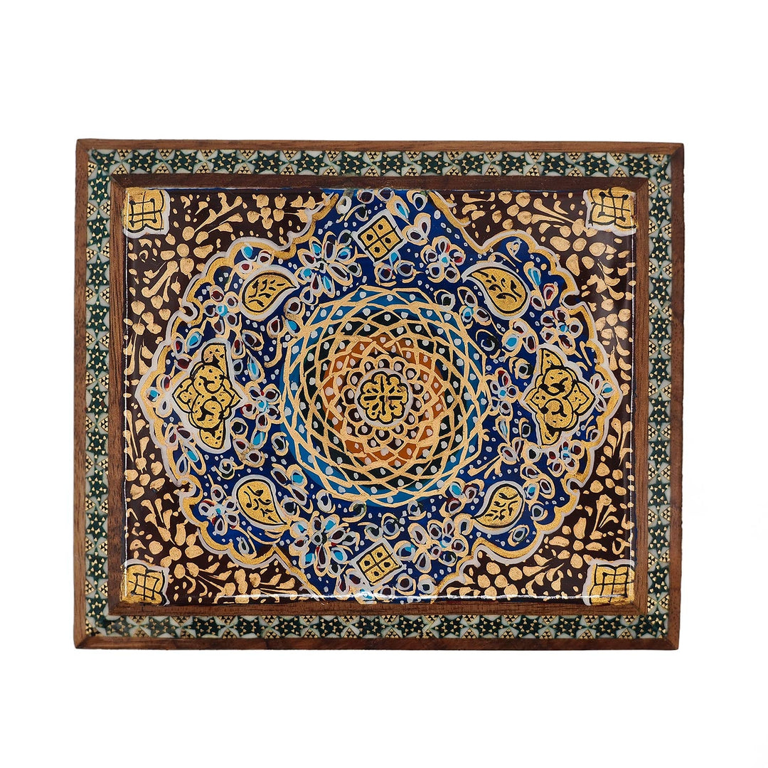 Handcrafted Hatem Inlaid Wooden Decorative Box - WAAH341