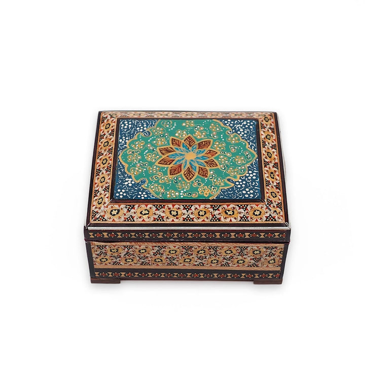 Handcrafted Hatem Inlaid Wooden Decorative Box - WAAH345