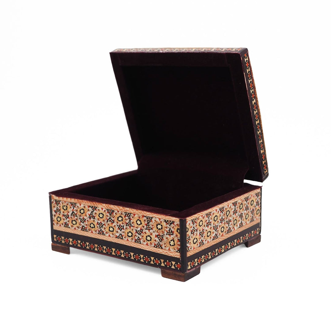 Handcrafted Hatem Inlaid Wooden Decorative Box - WAAH345