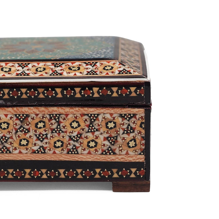 Handcrafted Hatem Inlaid Wooden Decorative Box - WAAH345