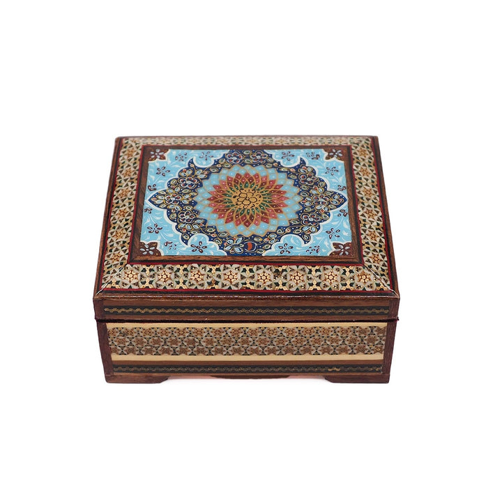 Handcrafted Hatem Inlaid Wooden Decorative Box - WAAH346