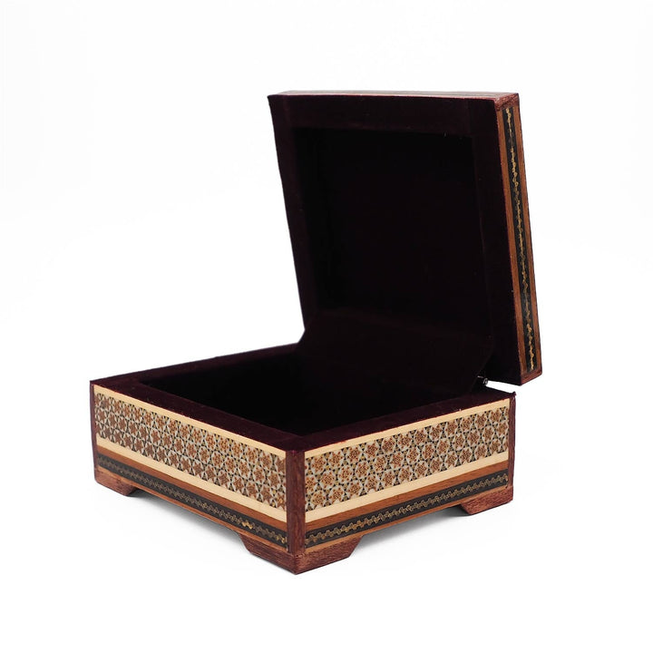 Handcrafted Hatem Inlaid Wooden Decorative Box - WAAH346