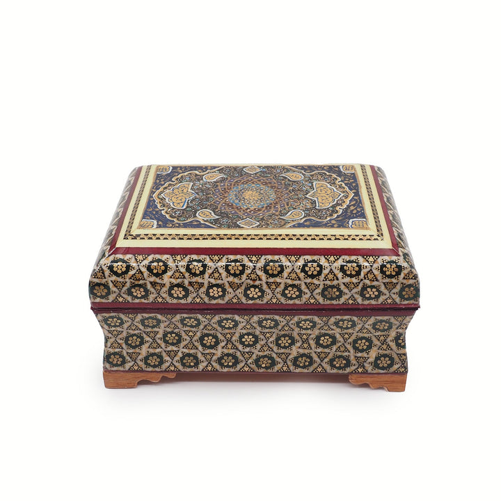 Handcrafted Hatem Inlaid Wooden Decorative Box - WAAH350