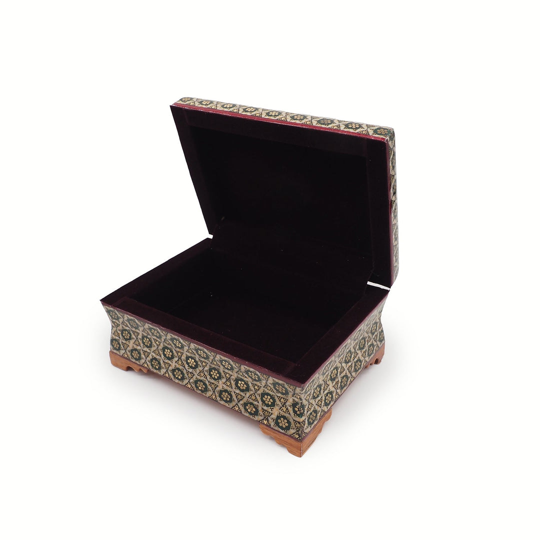 Handcrafted Hatem Inlaid Wooden Decorative Box - WAAH350