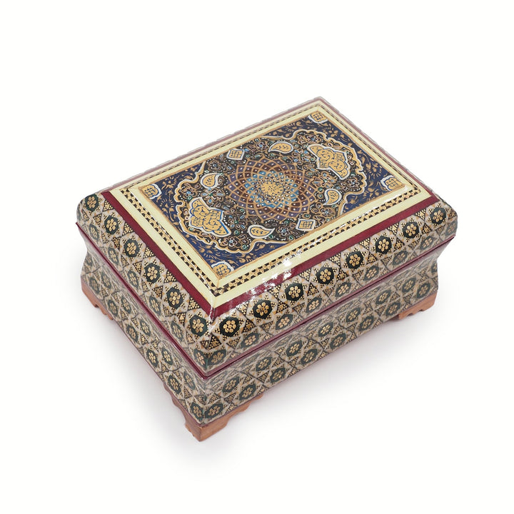 Handcrafted Hatem Inlaid Wooden Decorative Box - WAAH350