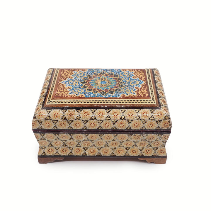 Handcrafted Hatem Inlaid Wooden Decorative Box - WAAH351