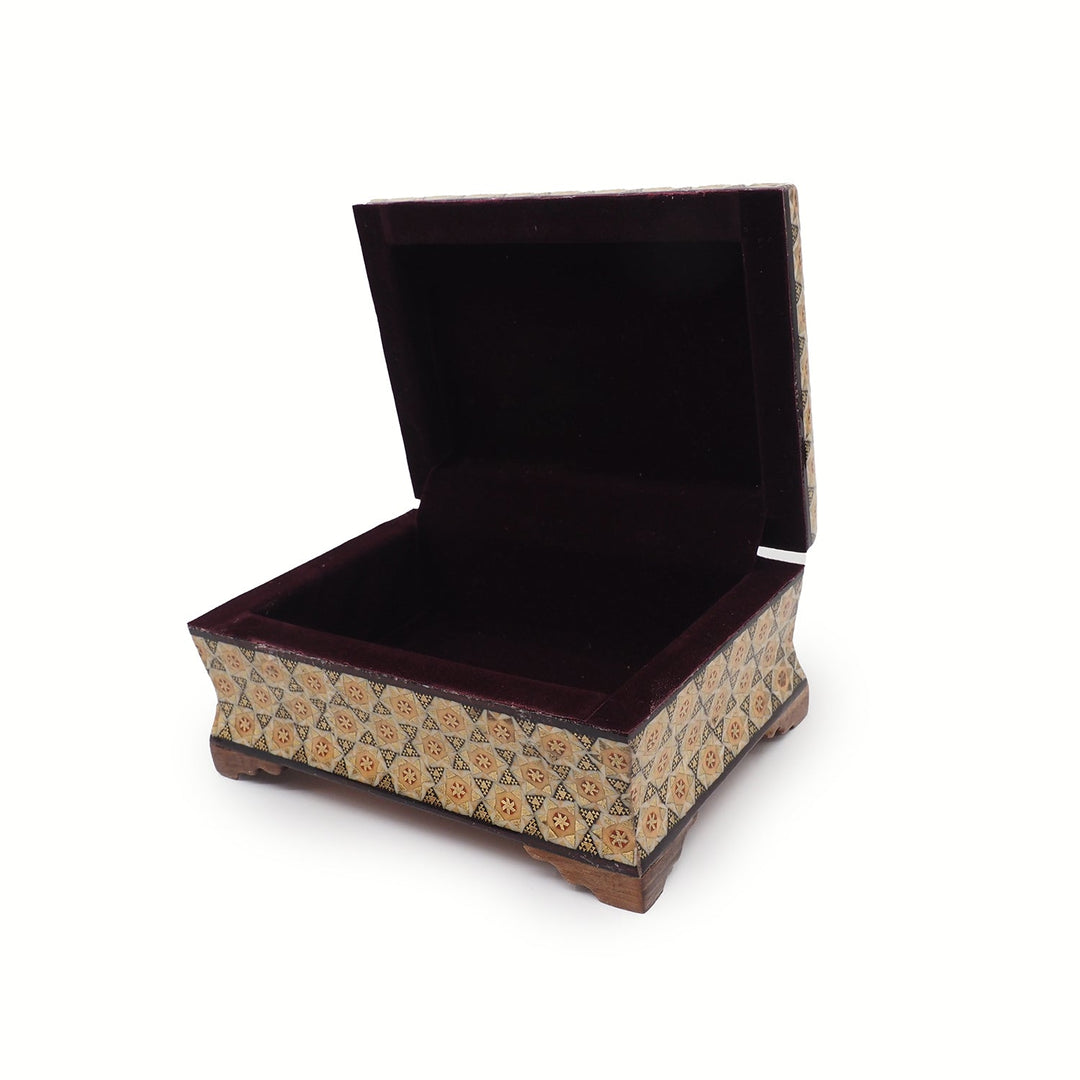 Handcrafted Hatem Inlaid Wooden Decorative Box - WAAH351