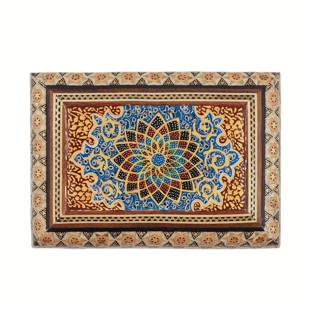 Handcrafted Hatem Inlaid Wooden Decorative Box - WAAH351