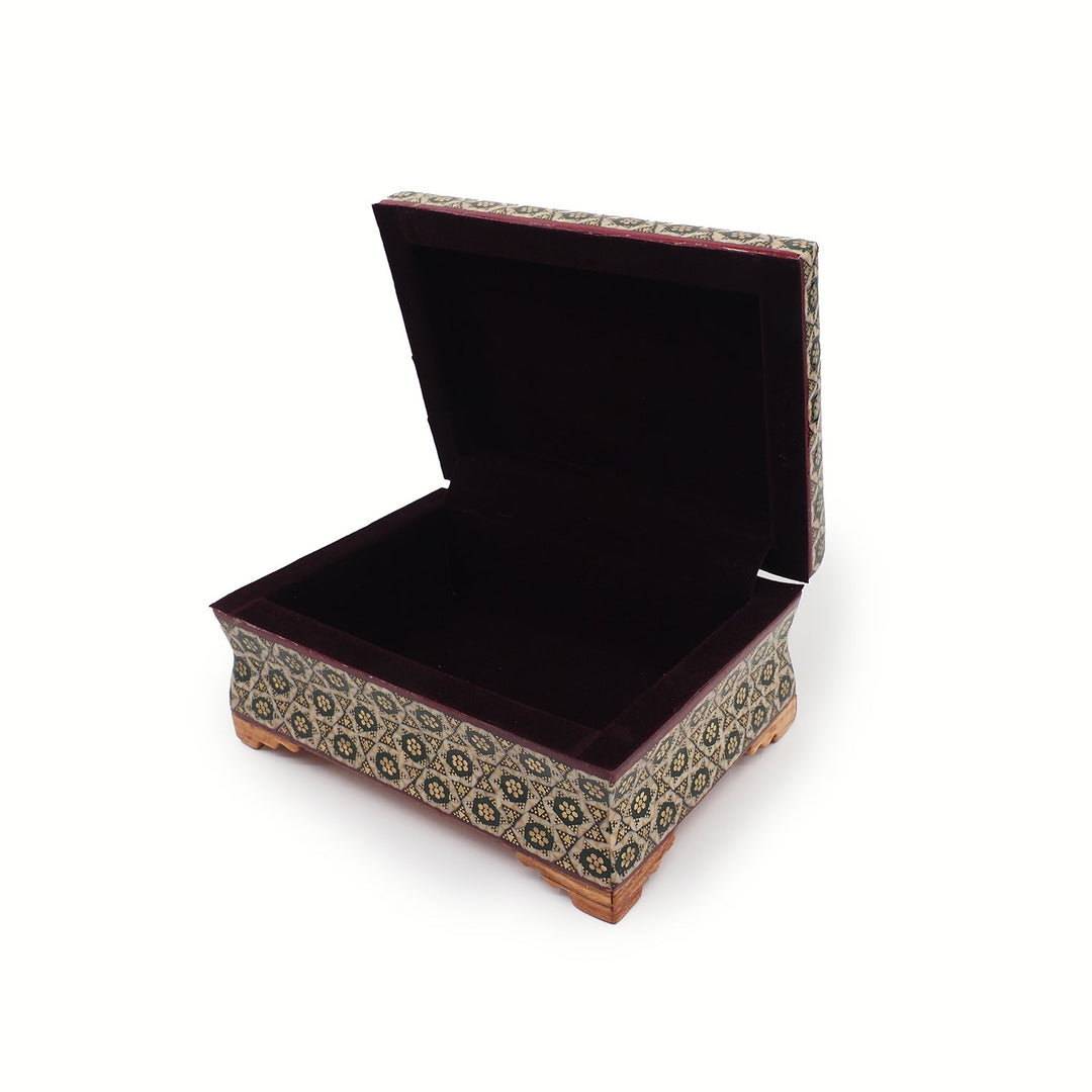 Handcrafted Hatem Inlaid Wooden Decorative Box - WAAH352