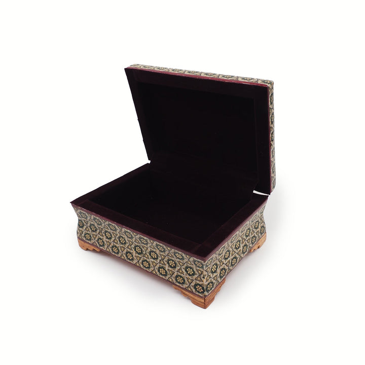 Handcrafted Hatem Inlaid Wooden Decorative Box - WAAH352