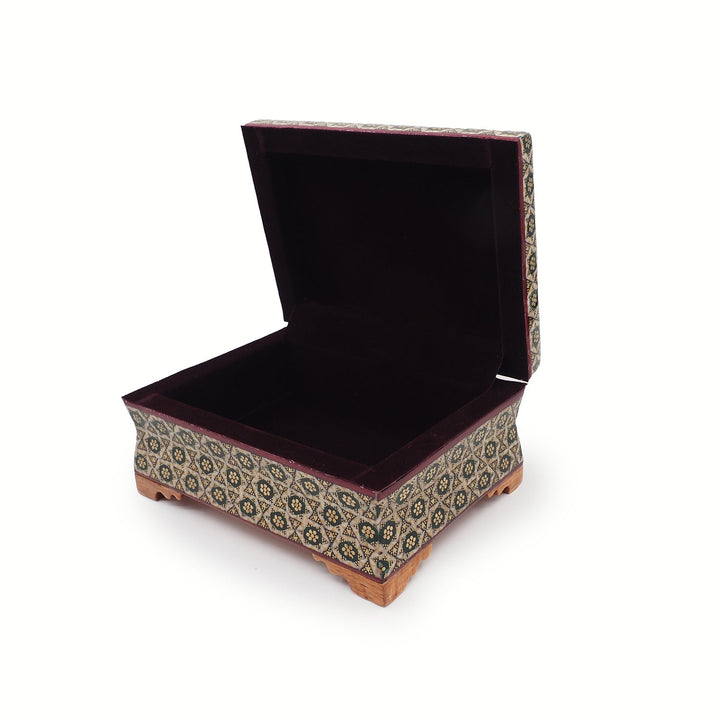 Handcrafted Hatem Inlaid Wooden Decorative Box - WAAH353
