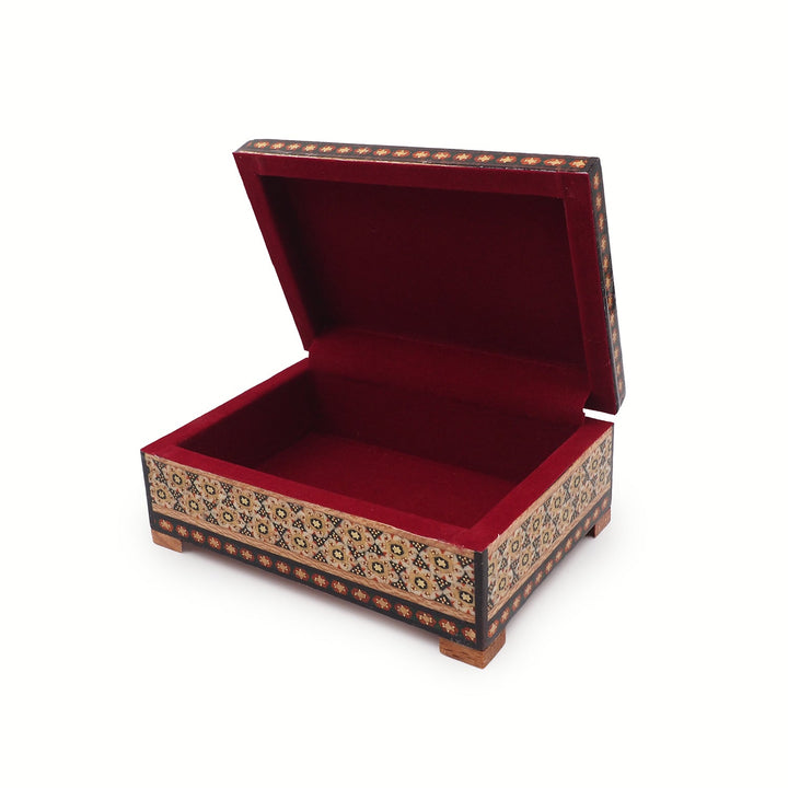 Handcrafted Hatem Inlaid Wooden Decorative Box - WAAH354