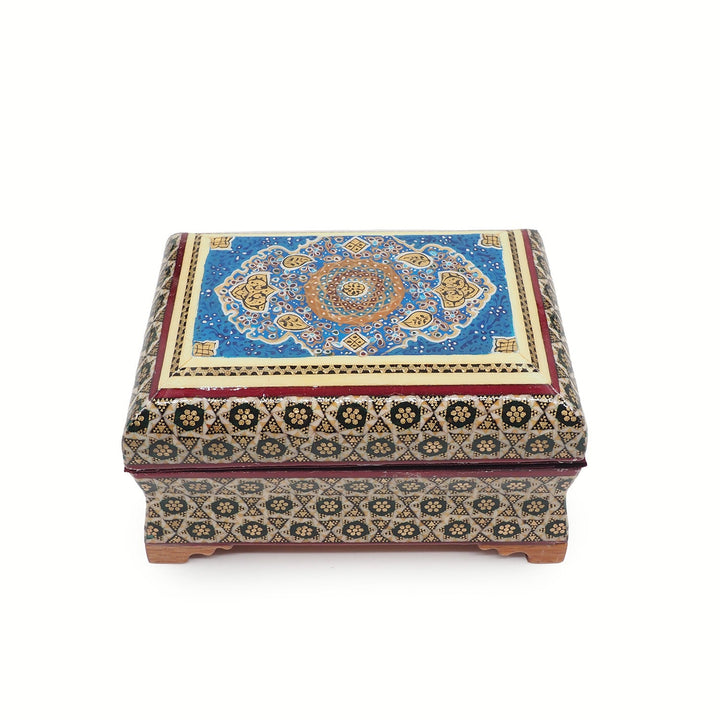 Handcrafted Hatem Inlaid Wooden Decorative Box - WAAH355
