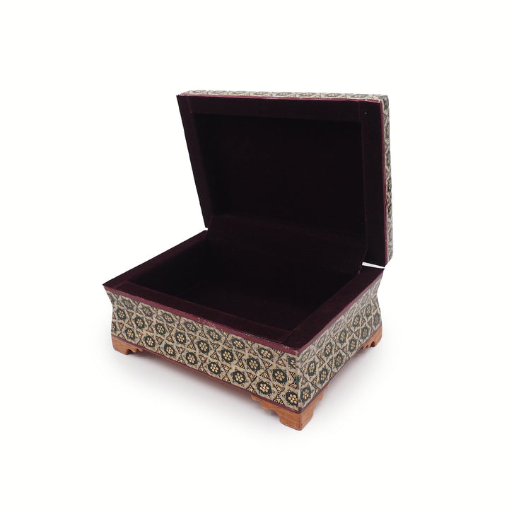 Handcrafted Hatem Inlaid Wooden Decorative Box - WAAH355