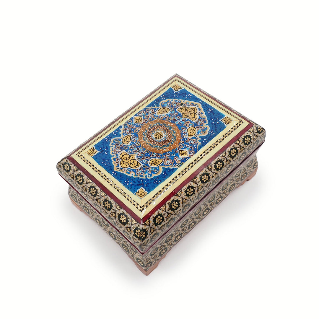 Handcrafted Hatem Inlaid Wooden Decorative Box - WAAH355