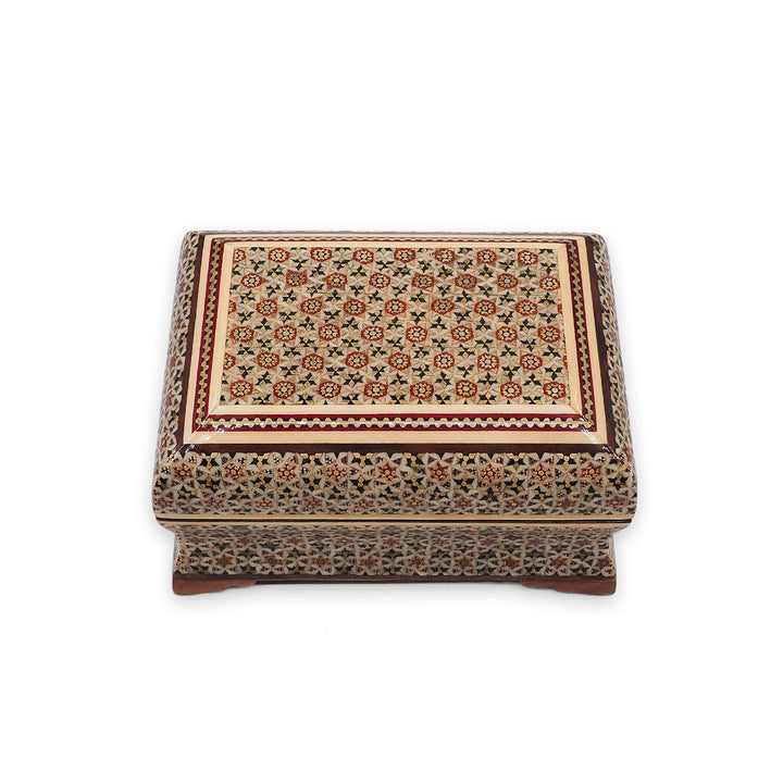 Handcrafted Hatem Inlaid Wooden Decorative Box - WAAH357