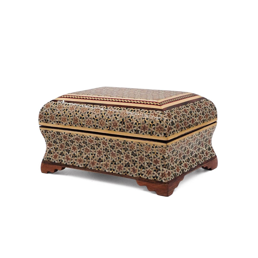 Handcrafted Hatem Inlaid Wooden Decorative Box - WAAH357