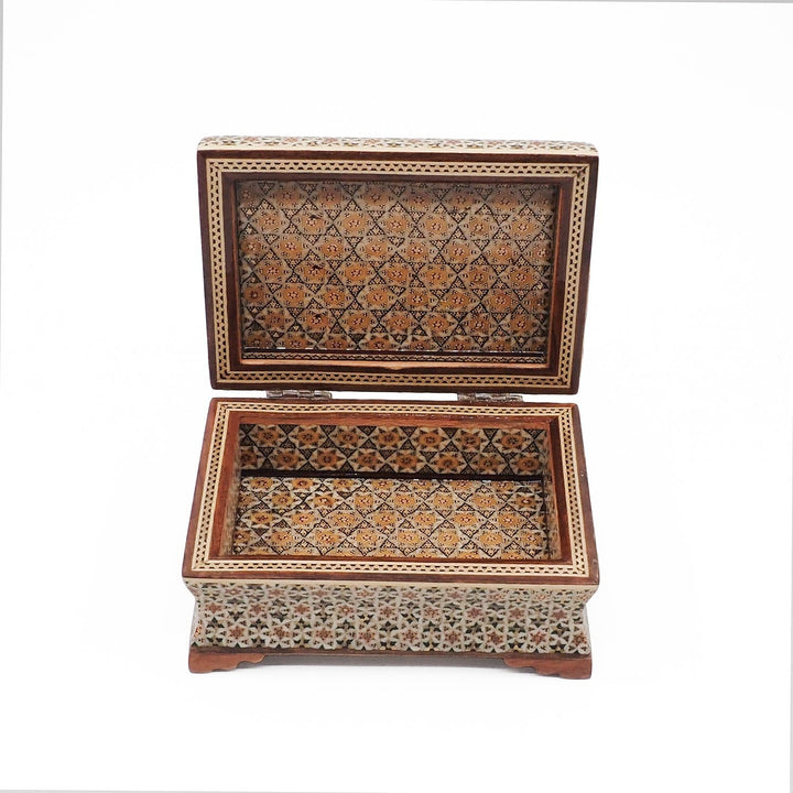 Handcrafted Hatem Inlaid Wooden Decorative Box - WAAH357
