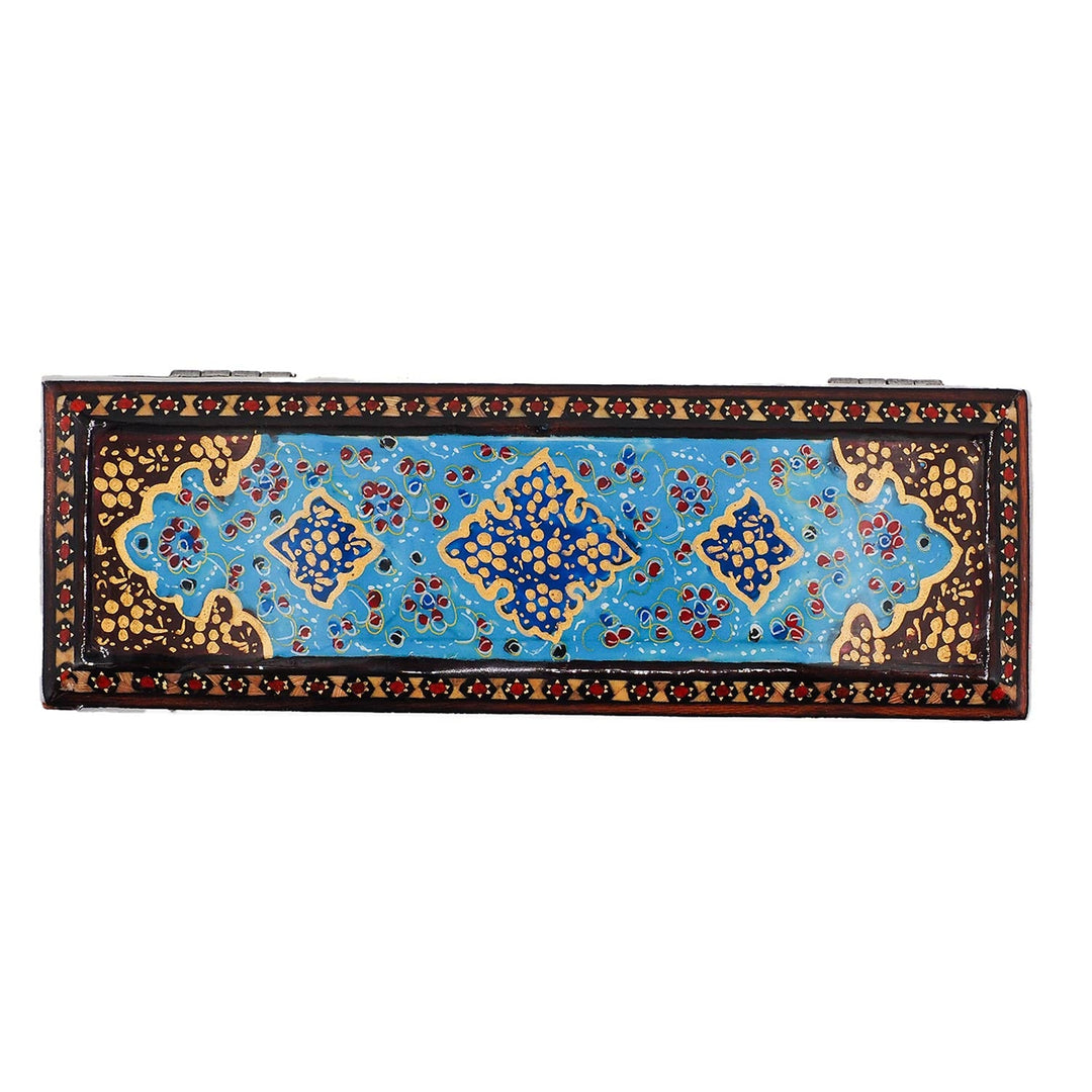 Handcrafted Hatem Inlaid Wooden Decorative Box - WAAH370